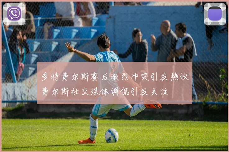 多特费尔斯赛后激烈冲突引发热议费尔斯社交媒体调侃引发关注